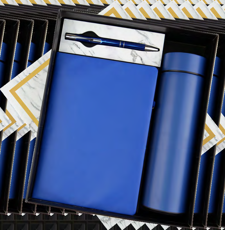 Glass Bottle Set - Blue